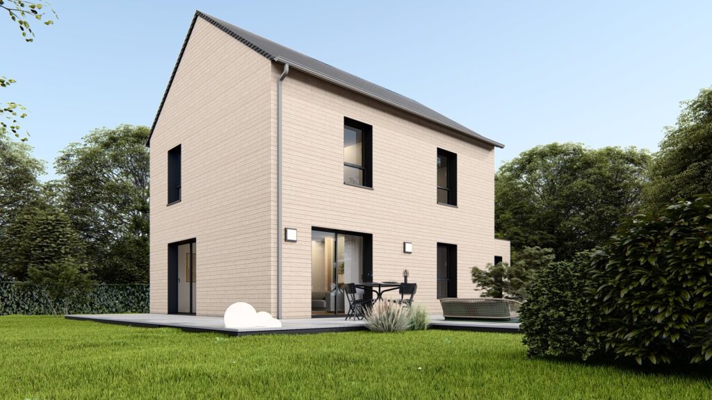 Maison+Terrain de 6 pièces avec 4 chambres à La-Forest-Landerneau 29800 – 285283 € - RBRO-24-09-15-19